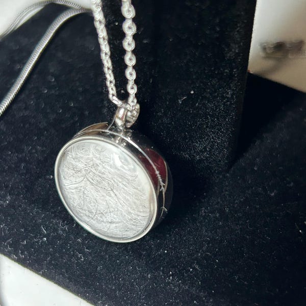 Remembrance Locket Memorial Locket Necklace for Ashes or Hair • Remembrance Jewelry ...