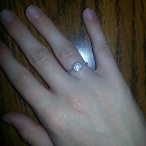 white sapphire solitaire ring white sapphire solitaire ring