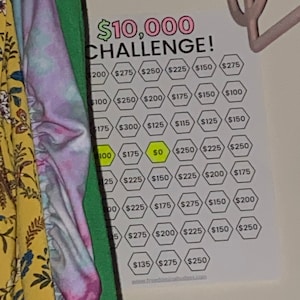 Money Saving Challenge Printable Save 1000 In 30 Days Etsy
