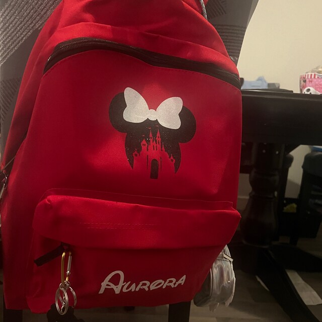 Personalized mickey mouse backpack sale
