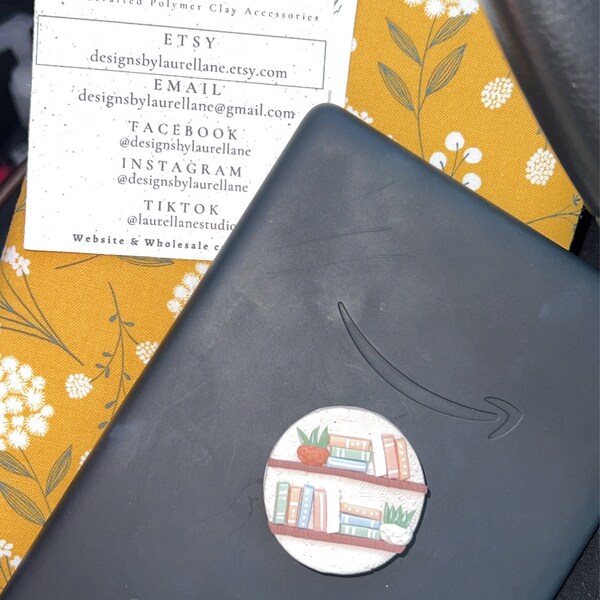 Boho Bookshelf Authentic Popsocket™ Popgrip Phone Grip - Expanding ...