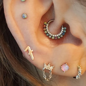 Customer photo, Football Stud Earrings