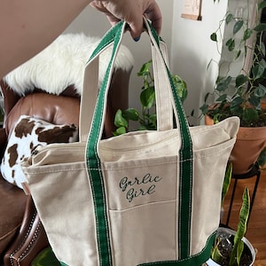 The 90s Ironic Boat Tote Bag – 7 Threads Embroidery