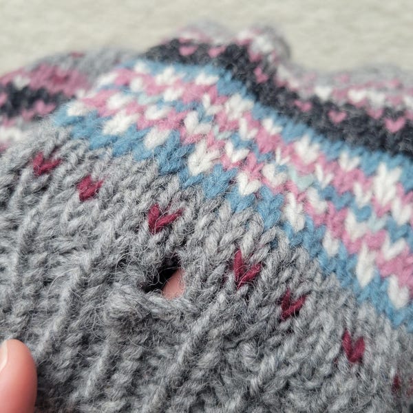 Persephone Fair Isle cardigan