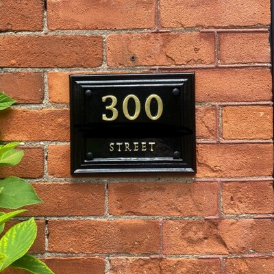 Edwardian /old Victorian Style English House Name Sign. Personalised ...