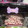 Personalized Dog Crate Sign, Custom Kennel Nameplate, Toy Box Sign ... - Personalized Dog Crate Toy Connectors