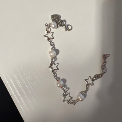 Luna Pearl Open Cuff Bracelet main image 1