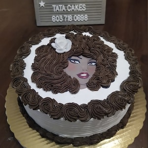 Pre Cut Fashion Girl Head Shot Curly Hair Edible Cake Image - Etsy Pre Cut Fashion Girl Head Shot Curly Hair Edible Cake Image - Etsy