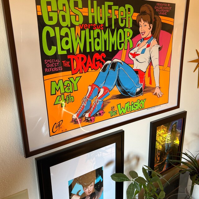 Gas Huffer POSTER Clawhammer the Drags Whisky Artist Proof A/P