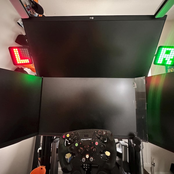 Simworks Iflag V3 | Sim Racing LED Display for Simhub | Plug & Play USB ...