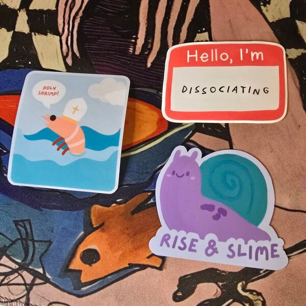 Hello Im Funny Name Tag Sticker, Waterproof Badge - Etsy