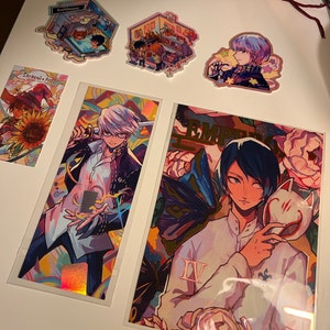 P4 Yu & Yosuke Foil Bookmarks - Etsy
