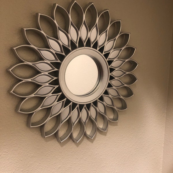 Wall Mirror, One Piece Champagne Gold or Bronze, Small Wall Mirror, Decorative Small Wall Mirror ...