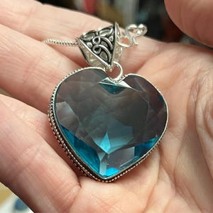 Buy Swiss Blue Topaz Pendant 925 Sterling Silver Pendant Blue