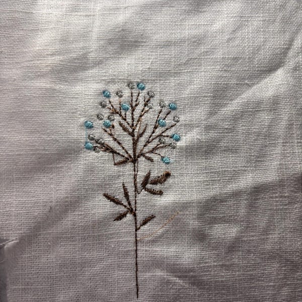 18 Wild Flowers Machine Embroidery Design, Floral Botanical Mini ...