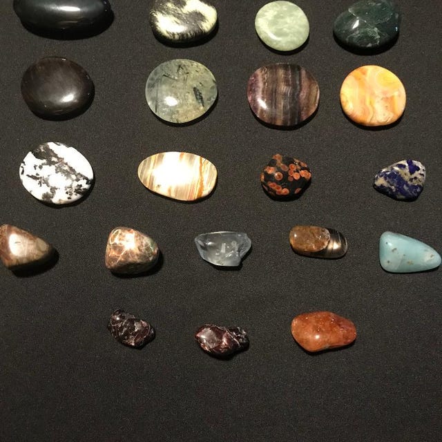 Pyrope Crystal - Tumbled Stone Polished Gemstone / Vitality