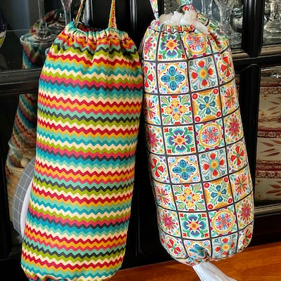 Grocery Bag Holder PDF SEWING PATTERN, Digital Download, How to Make a ...
