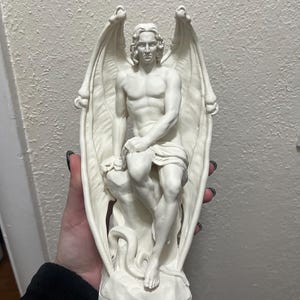 L'ange du mal Sculpture (The Genius of Evil). Joseph Geefs. EXACT REPLICA. High quality resin