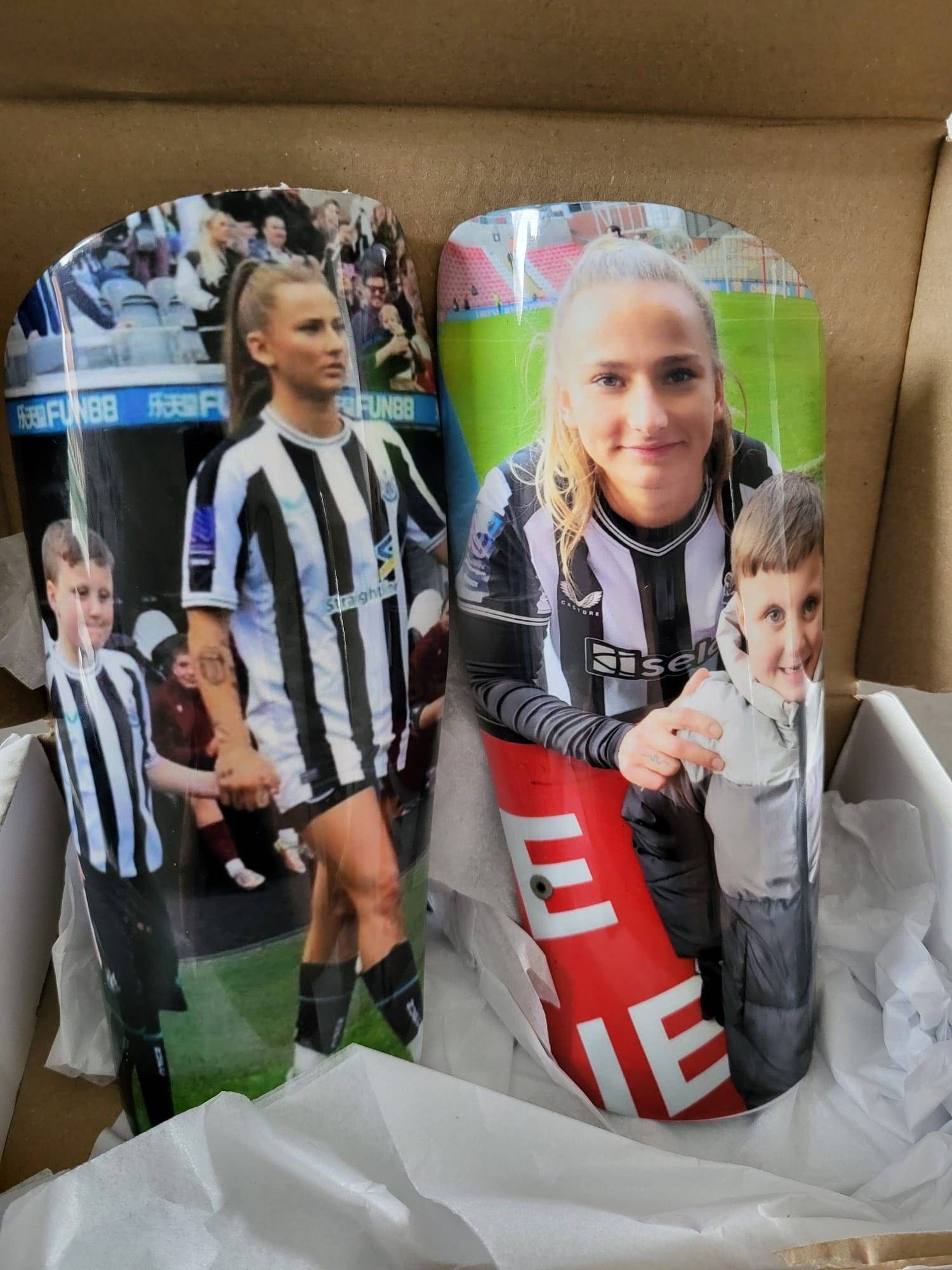 Custom Photo Shin Pad and Sleeve for Soccer Football Lovers