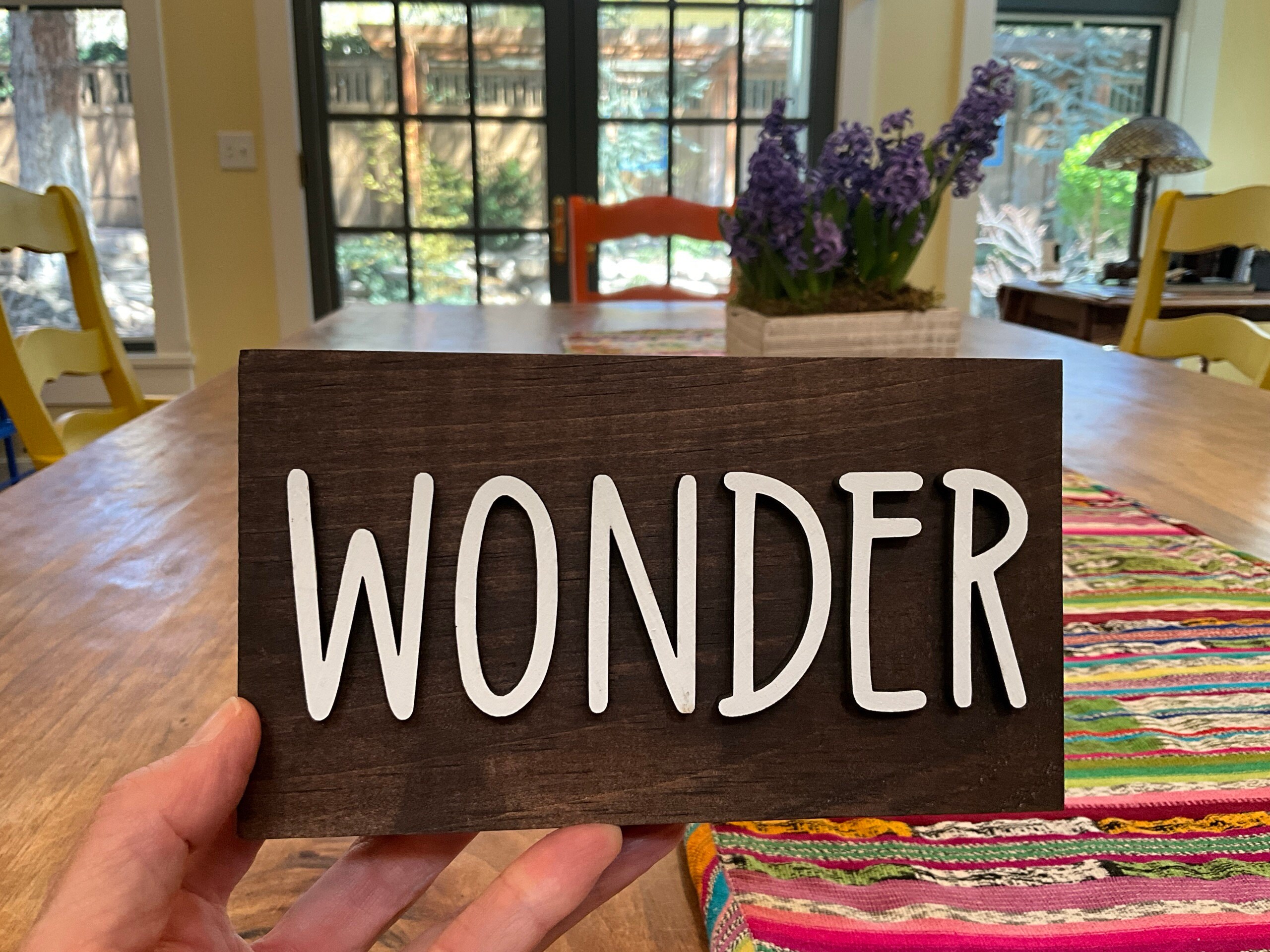 One Little Word Inspirational Wood Block, Word of the Year, Encouragement Gift, Shelf Sitter, Resolution, Inspiration, Life Motto, Goals