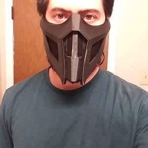 Mortal Kombat Noob Saibot 3D Mask  Etsy