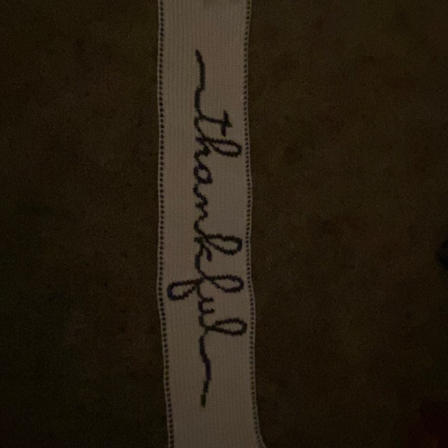 A customer's finished Thankful Table Runner Crochet Pattern