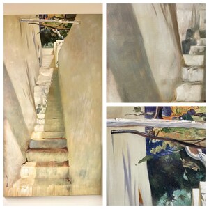 絵画油絵 イタリアの画家 ジョンフランシスゴンザガ タイトル馬