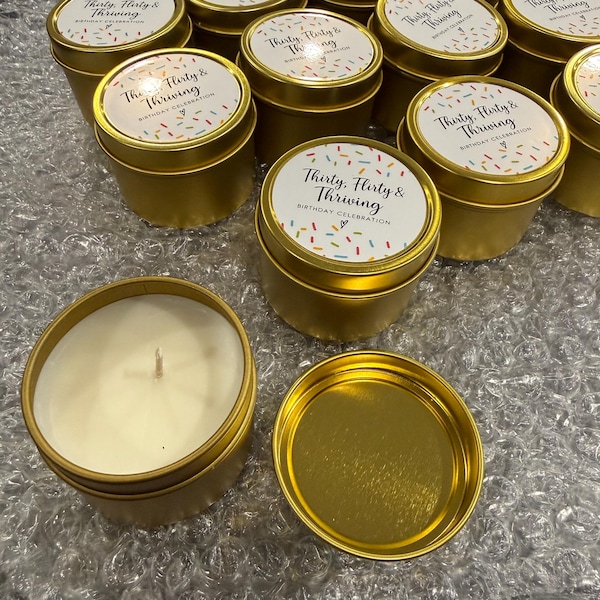 Sprinkle Baby Shower Favors: Hand Poured Soy Wax Candles - Set of 12 - Etsy