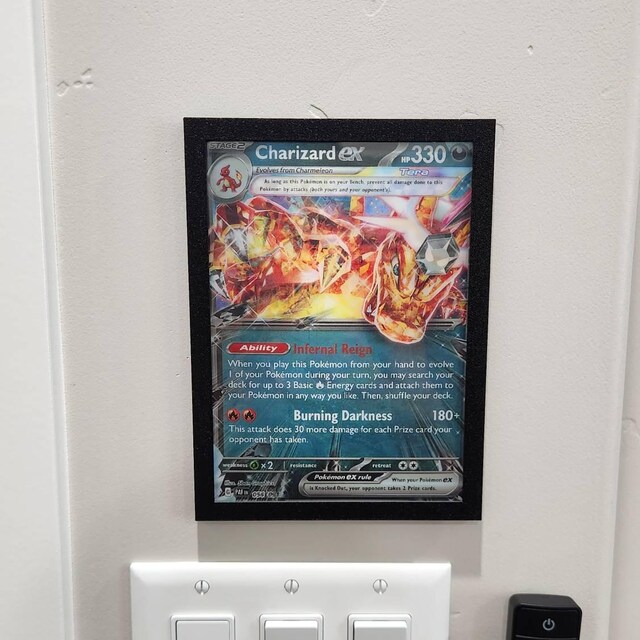 jumbo pokemon card display Jumbo Pokemon Card Frame
