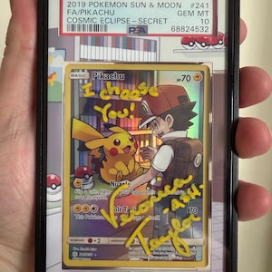 Pikachu #241 Secret PSA TAG Beckett | Extended Art Display Case for Graded Pokemon  Card - Etsy