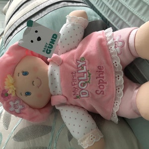 Dolly First Baby Doll For Infant Personalized My First Dolly, Gift