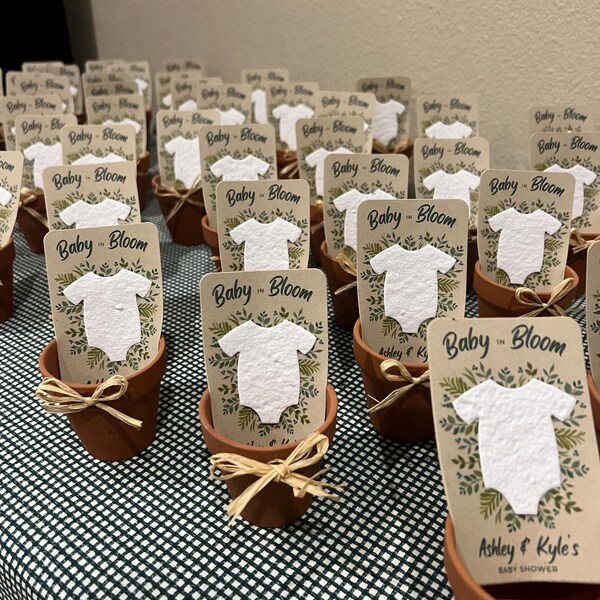 Baby Shower Favors - Baby in Bloom - for Guests in Bulk - Wildflower ...
