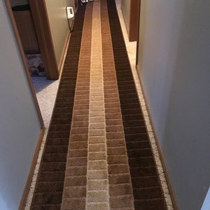 Non Skid Custom Size Carpet Runner Rugs Blue Carpet Rug Etsy