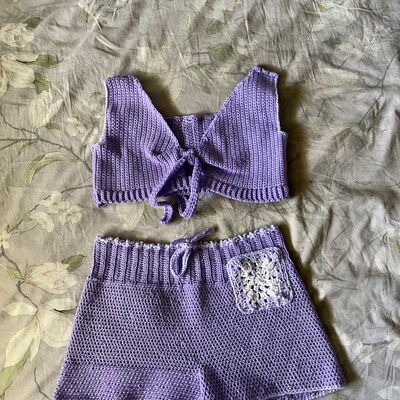 Easy Knitted Tank Top Pattern PDF Video Tutorial Etsy