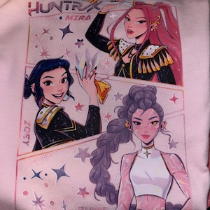 Huntrix Girls Hunters T-Shirt, Back to School Outfit Kids Tee, Cute Birthday Gift Shirt, First Day of Kindergarten Shirt, Christmas Gifts