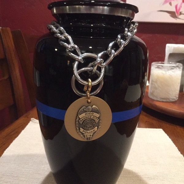 835 Policemen Officer Black Metal Cremation Funeral Urn - Etsy