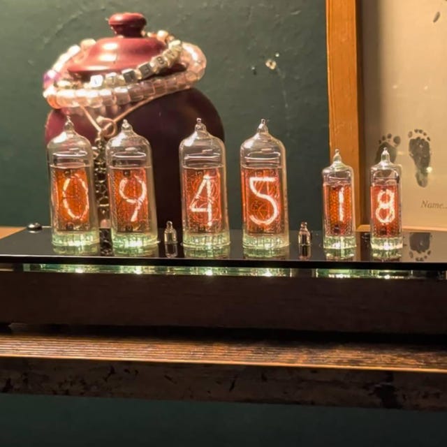 ニキシー管時計 IN14 と IN16 を 6 つのランプに接続 - Etsy 日本