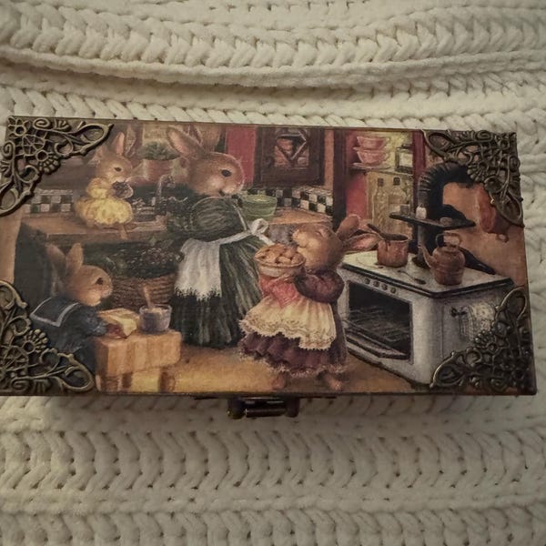 Country Key Hanger Handmade Wooden Holder in Provence Style wooden Key ...