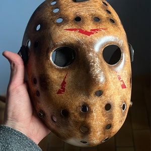 Jason Hockey Mask Remake Terror Slasher Cosplay Costume. 
