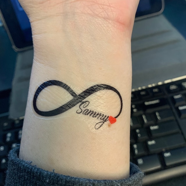 Custom Temporary Tattoos Infinity Tattoo Name Tattoo Fake Tattoo  Personalized Tattoos - Etsy