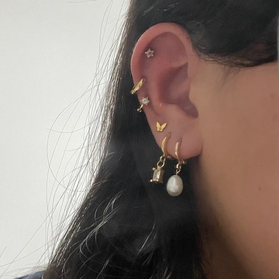 Mermaid Tail Stud Earrings