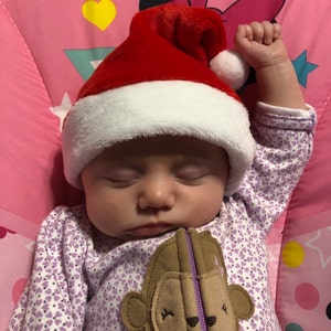DPKOW Bebe Cadeau Mon Premier Noël Bonnet Bébé Chapeau Noël Costume Deguisement Pour Bebe Naissance Souvenir Photobooth Accessoires
