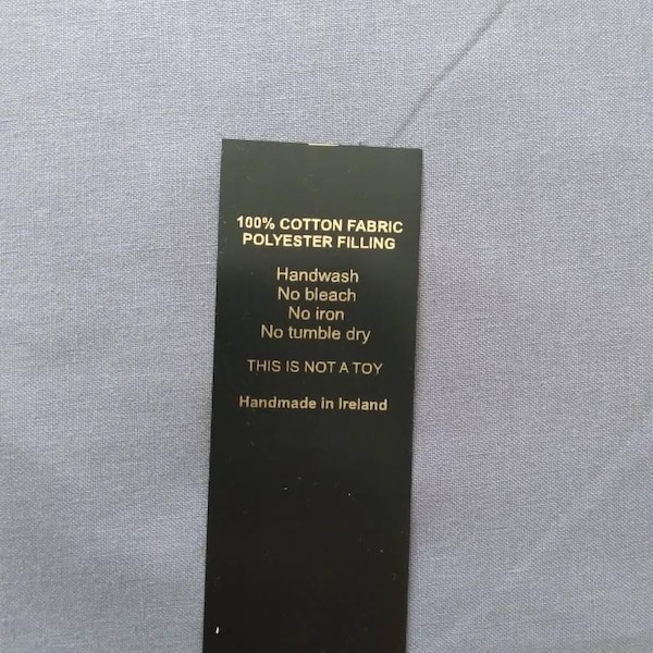 Personalized Care Labels, Custom Fabric Content Tags, Garment Satin ...