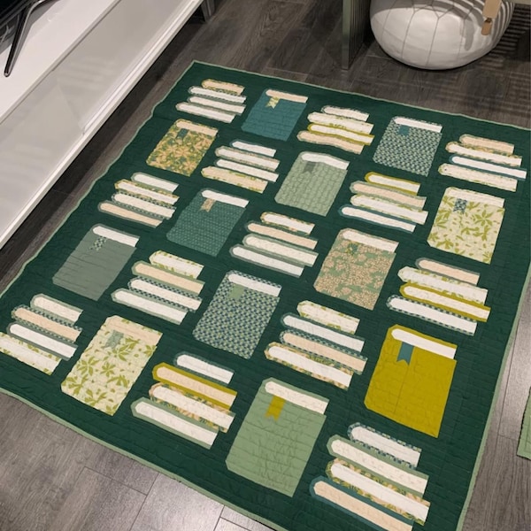 PDF Book Nook Quilt Pattern - Etsy