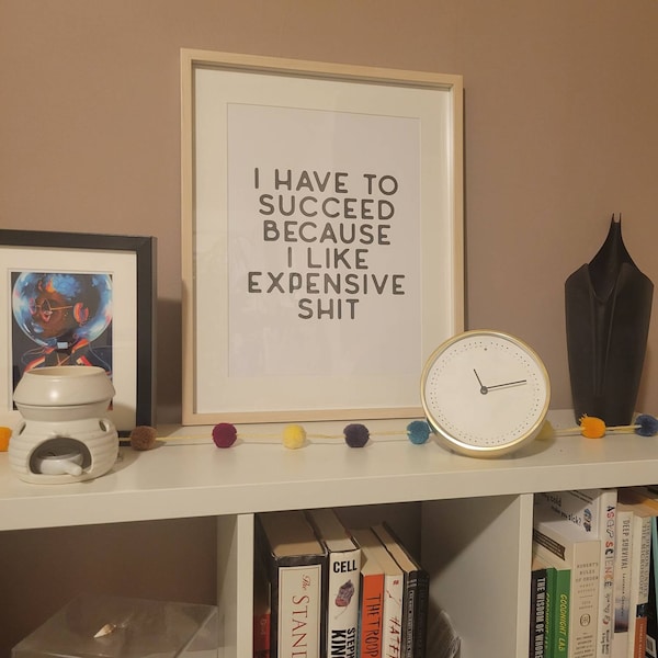 Funny Home Office Wall Art Home Office Decor Motivational Poster