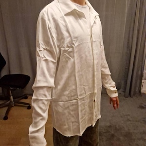 Chemise Native Cashflow - Manches Longues - Blanche - Taille L - Occasion Très Bon état