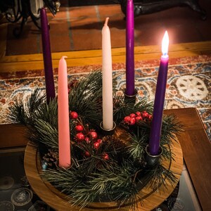 Advent Wreath Candle Holder, Made to Order - Etsy