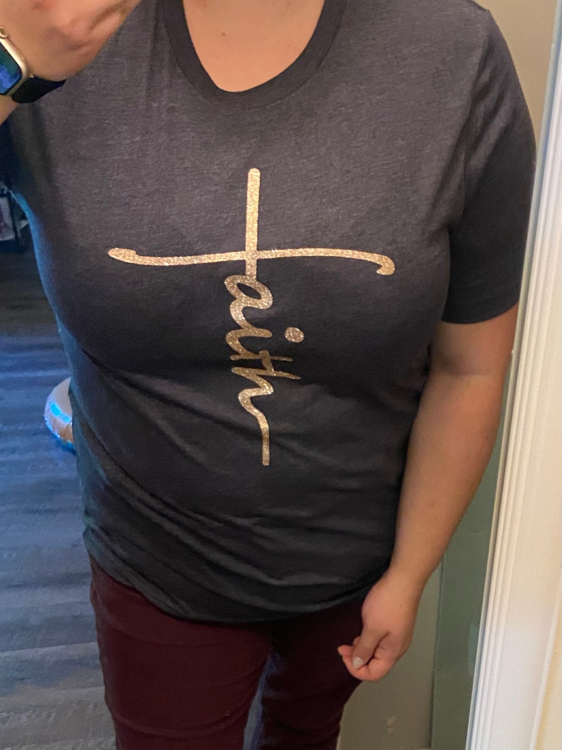 Faith Shirt, Faith Cross Shirt, Christian Gift, Faith Gift, Christian Shirts , Love and Grace Shirt, Faith Cross, Vertical Cross, Jesus