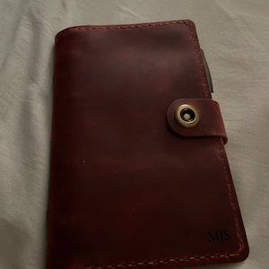 Weekly Planner Notebook Leather Planner Monthly Agenda | Etsy