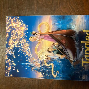 塔の上のラプンツェルのポスター ヴィンテージディズニー映画ポスター